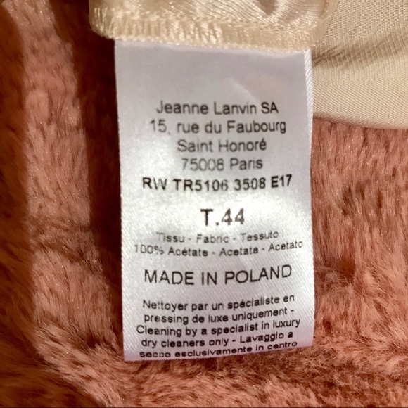 NWT Lanvin Mirror Satin Wide Leg Trousers - Picture 8 of 8